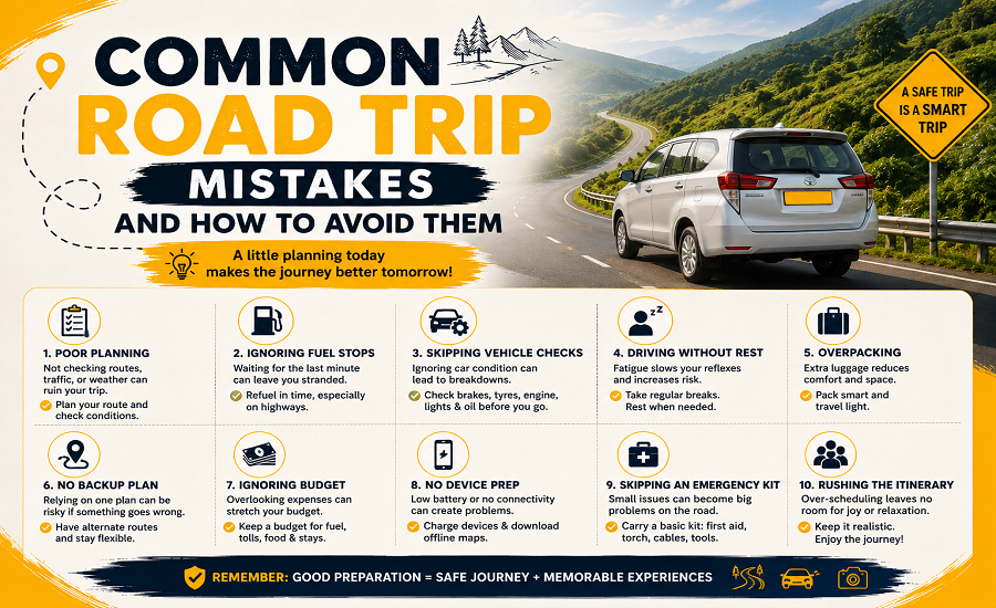 Common Road Trip Mistakes and How to Avoid Them