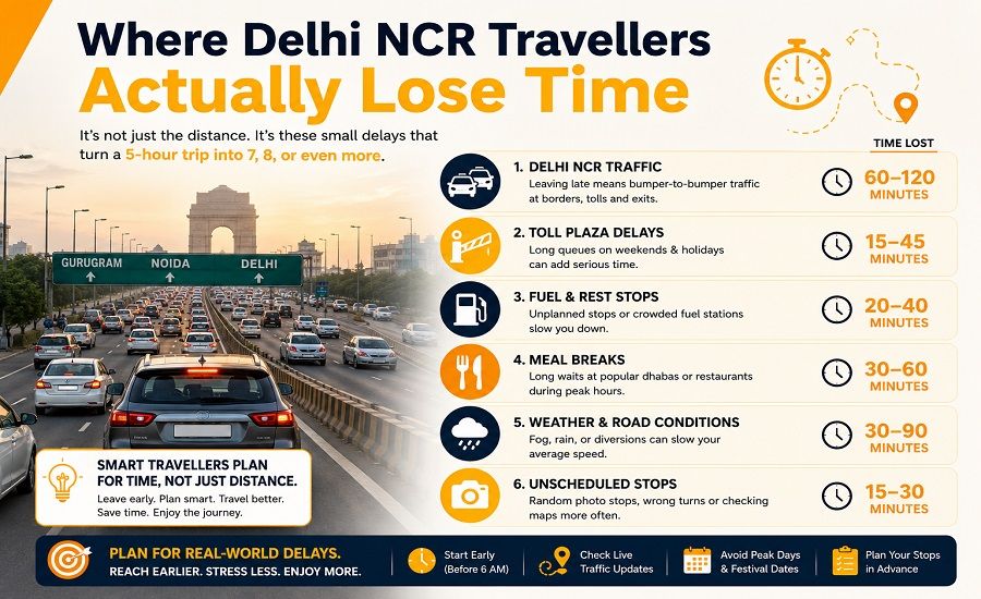 Where Delhi NCR Travellers Actually Lose Time