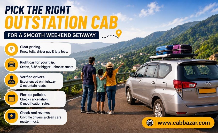 pick an outstation cab service in Bangalore