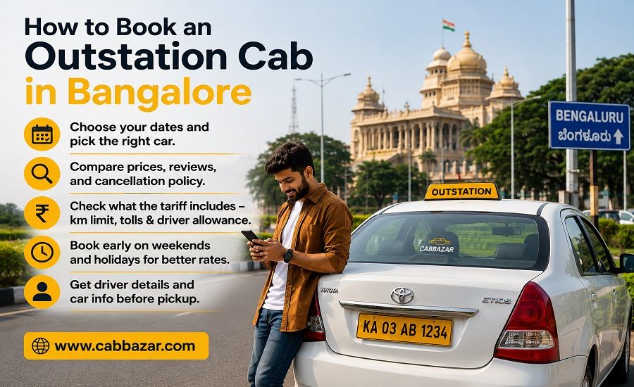 Book an Outstation Cab in Bangalore