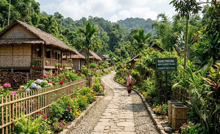 Mawlynnong Village