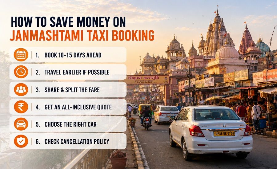 Save Money on Janmashtami Taxi Booking