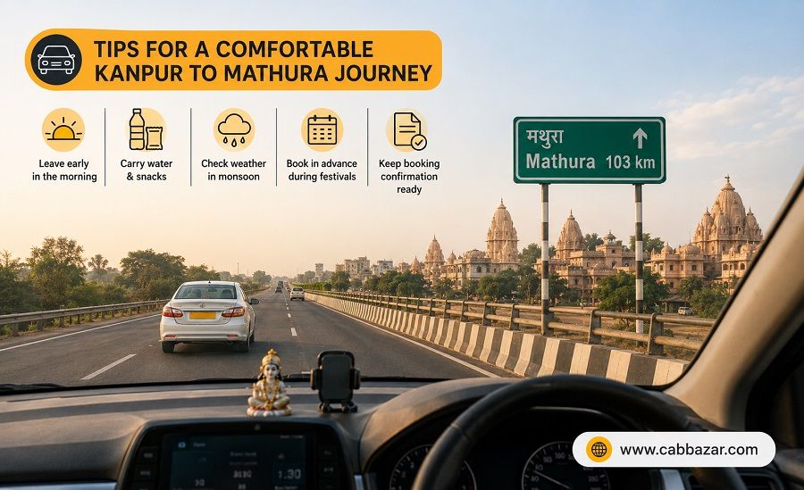 Tips for a Comfortable Kanpur to Mathura