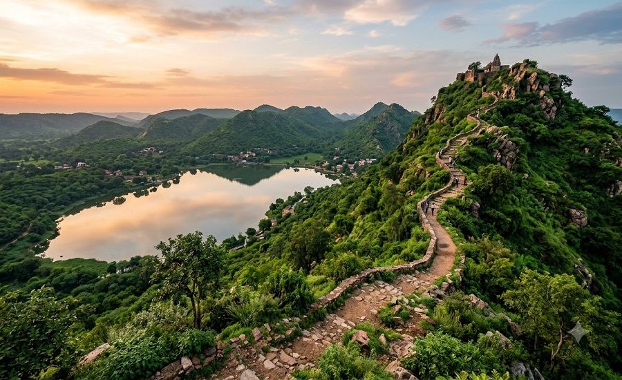 Steps to Go to Bahubali hills