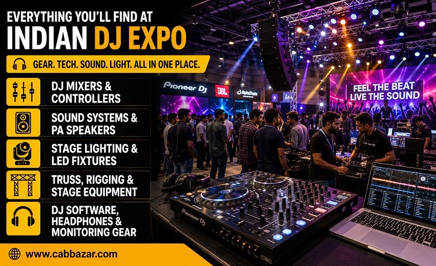 DJ Equipment and Sound Gear Categories on Display