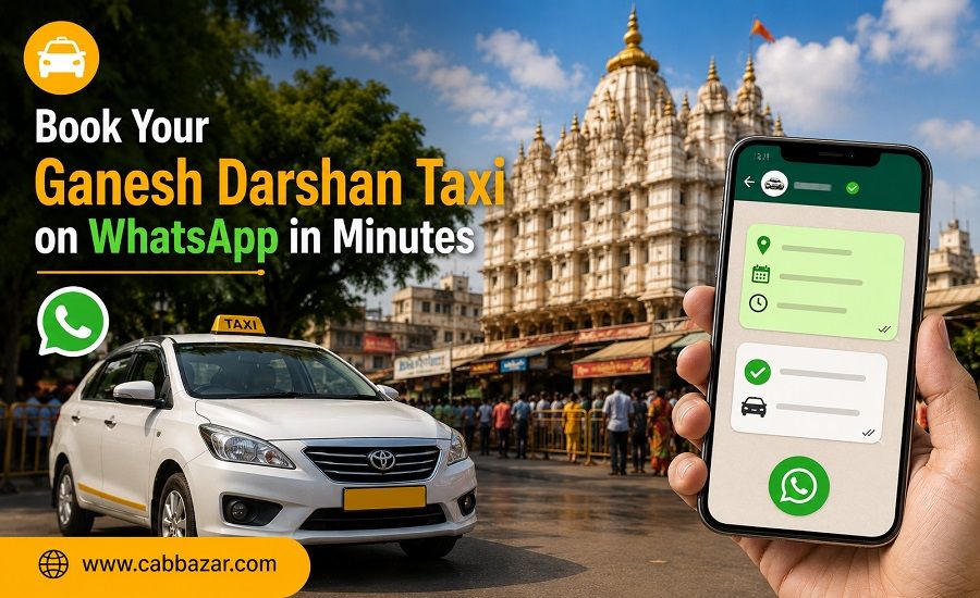Book Your Ganesh Darshan Taxi on WhatsApp