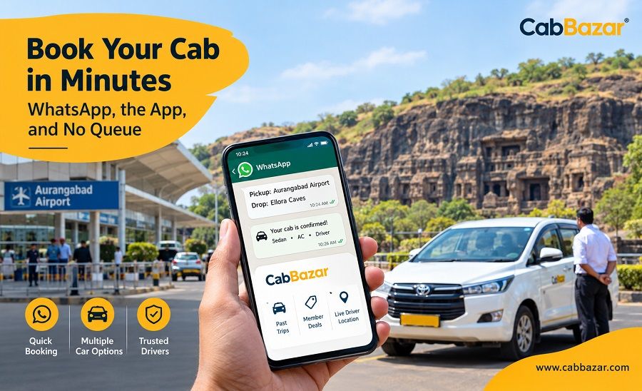Book Cab using WhatsApp
