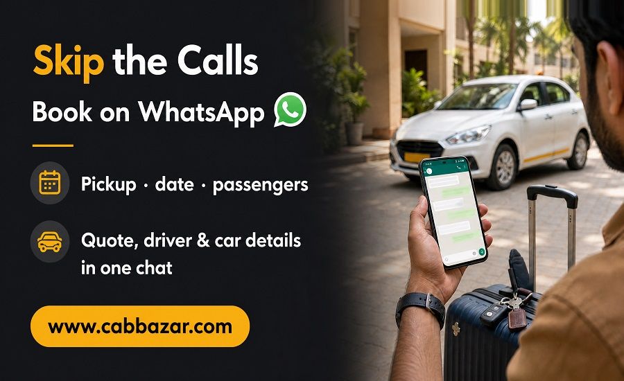 Book Your Cab on WhatsApp