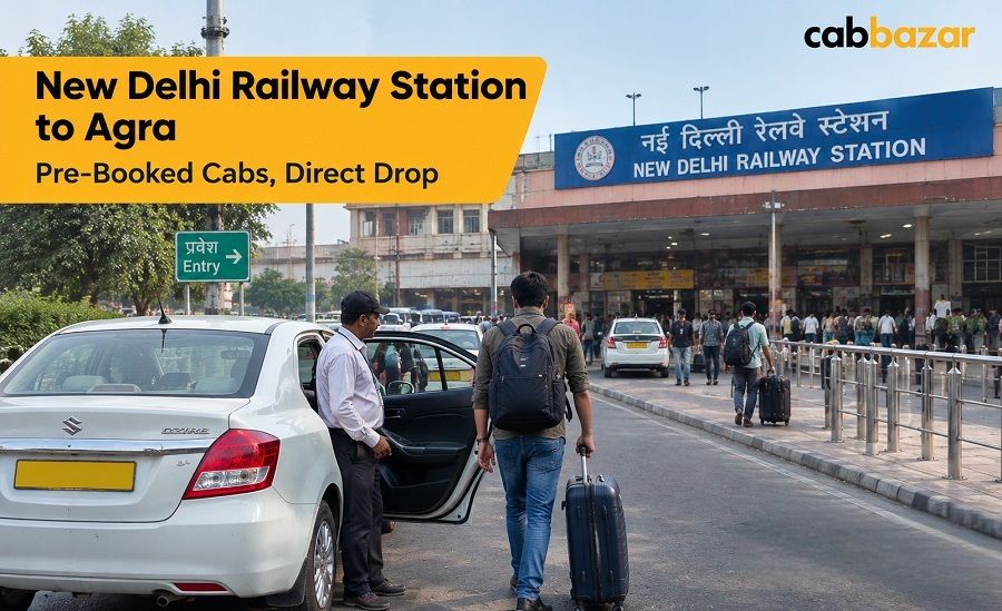 New Delhi Railway Station to Agra Cab