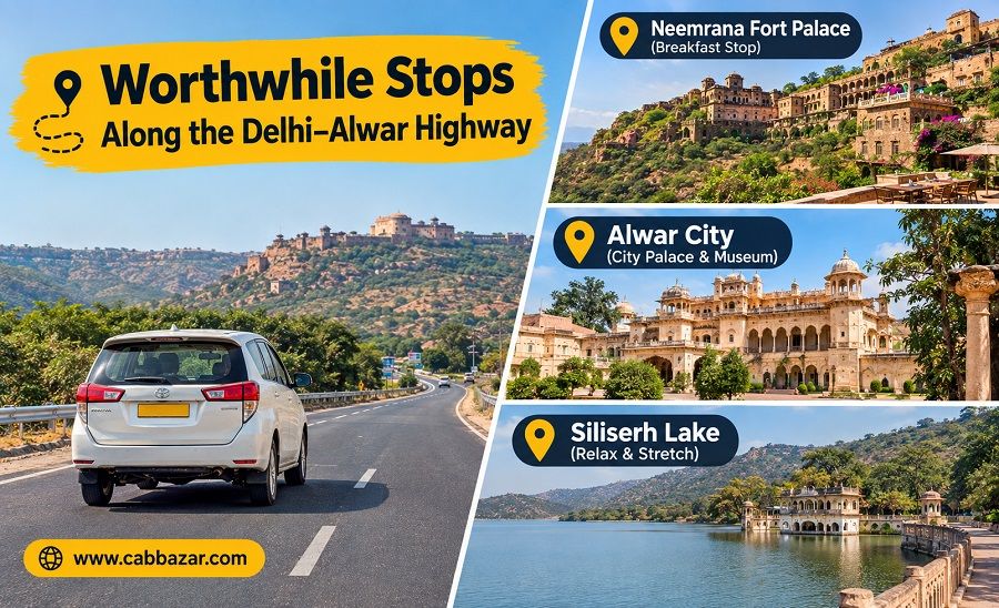 Stops Along the Delhi-Alwar Highway