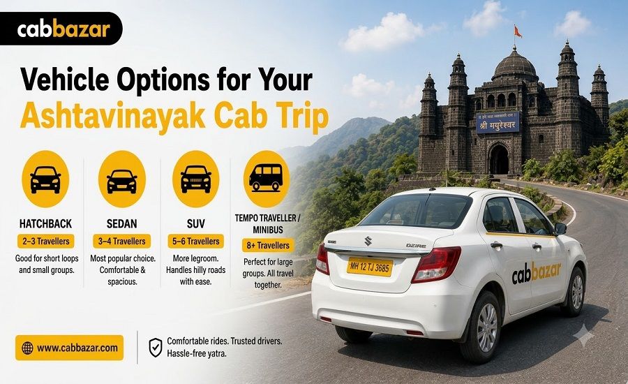 Vehicle Options for Your Ashtavinayak Cab