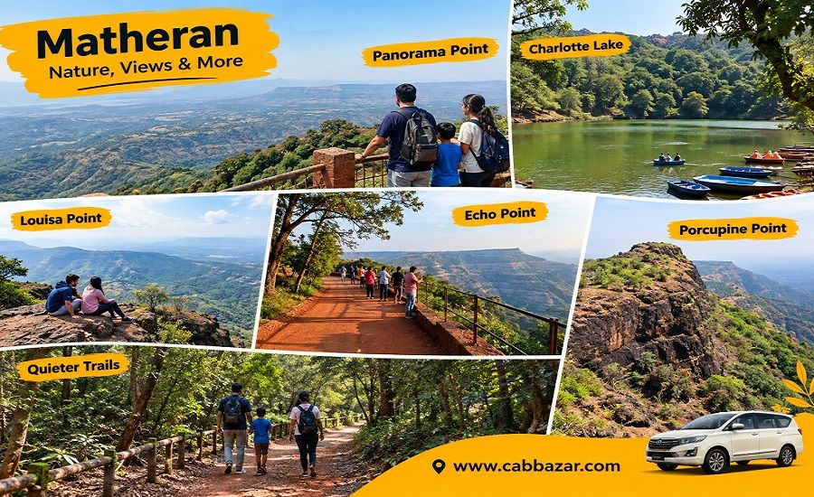 Sightseeing view in Matheran