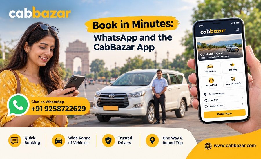 Book a cab on Whatsapp