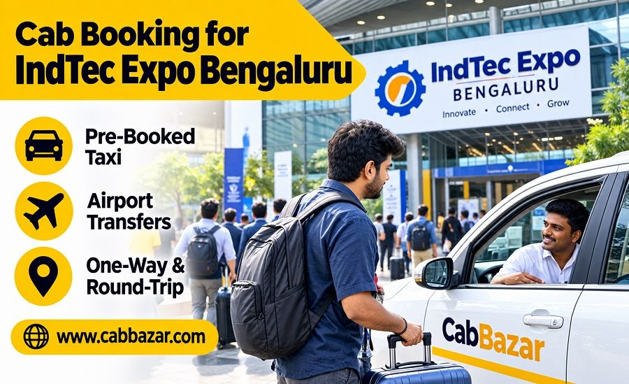 Cab Booking for IndTec Expo Bangalore