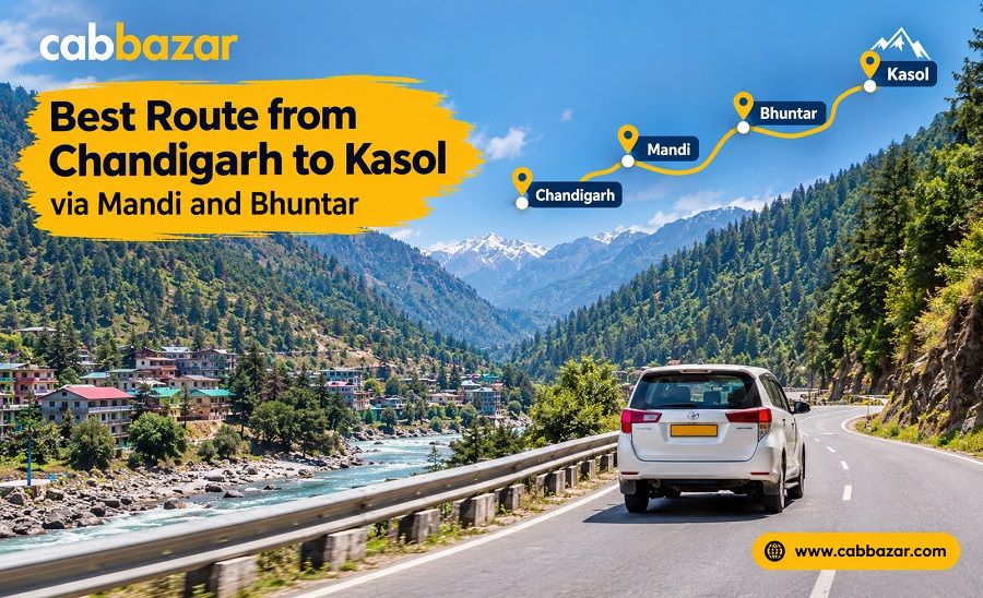 Best Route from Chandigarh to Kasol