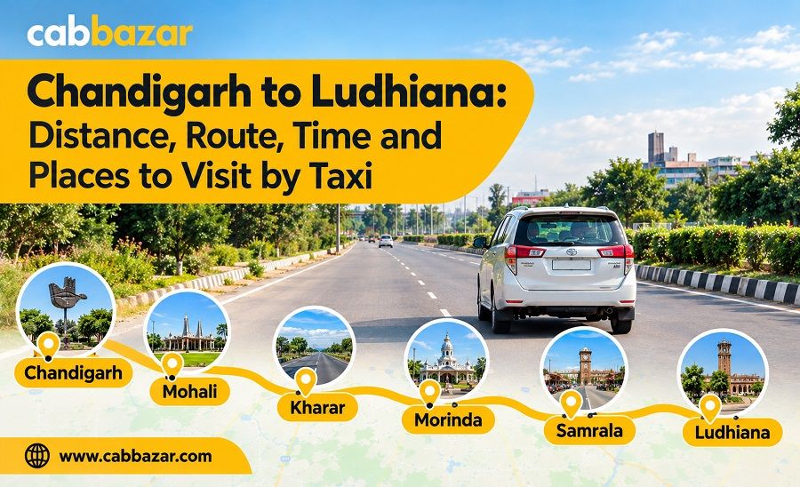 Chandigarh to Ludhiana Route