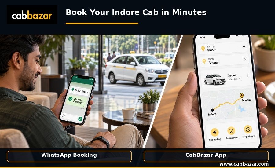 Indore Cab Booking on WhatsApp