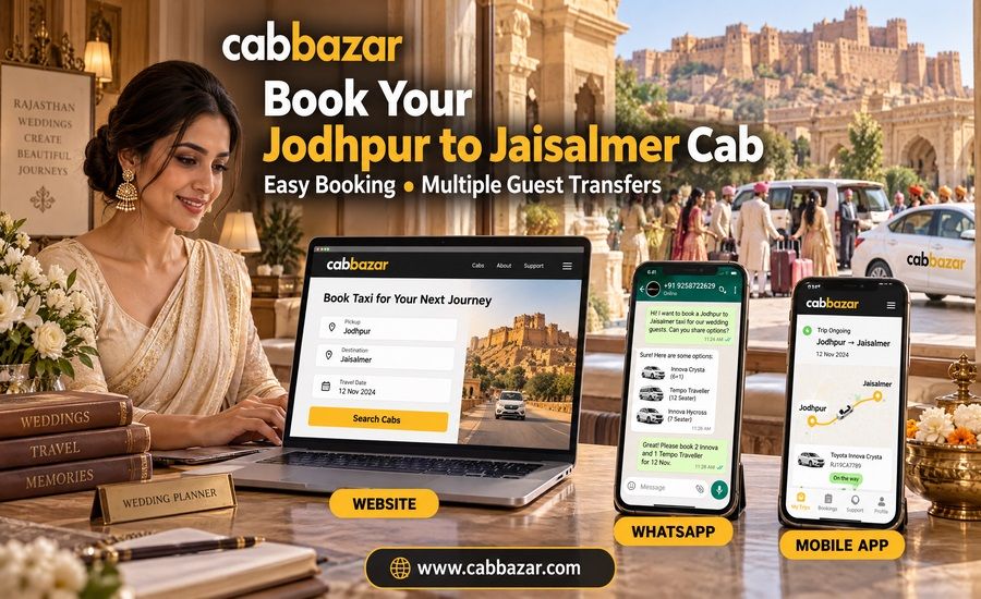 Book Jodhpur to Jaisalmer Taxi
