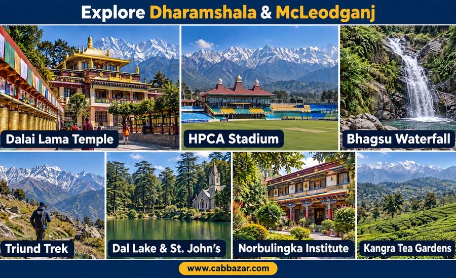 Visiting Places in Dharamshala and McLeodganj