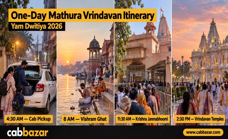 One-Day visiting places in Mathura Vrindavan