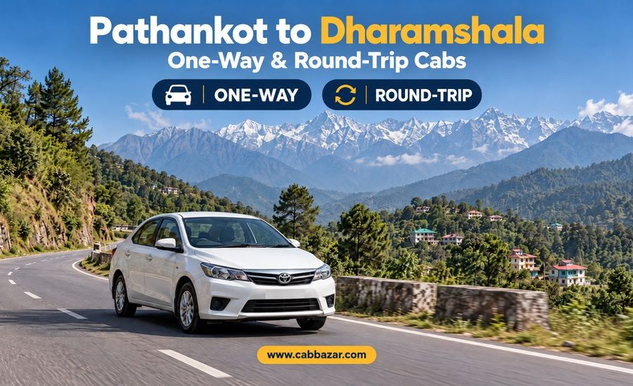 Pathankot to Dharamshala Cabs