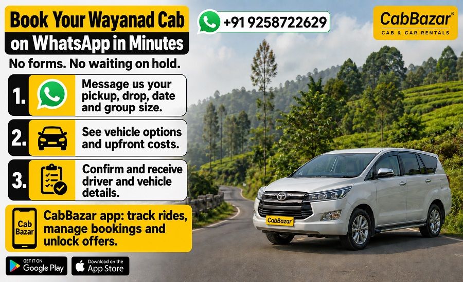 Book cab on whatsapp
