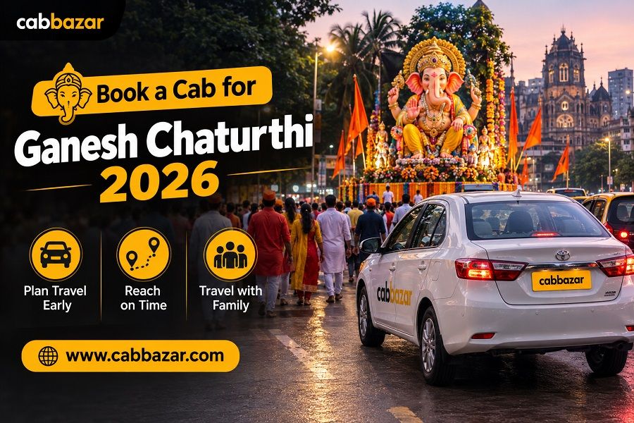 Book a Cab for Ganesh Chaturthi 2026:Mumbai, Pune & Nearby Cities: Fare, Routes, Rituals & Booking Guide
