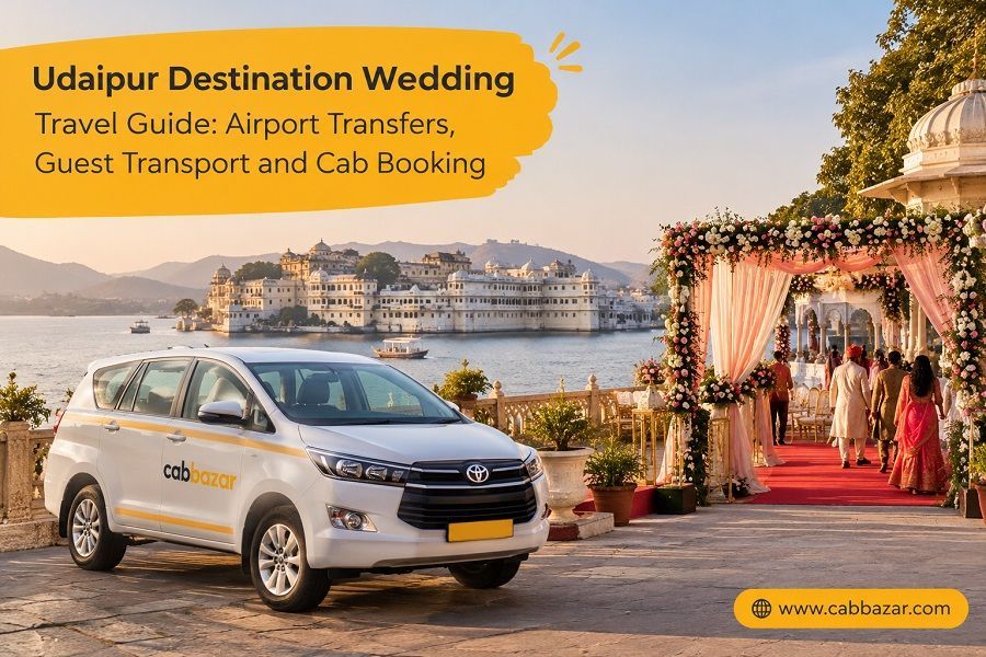 Udaipur Destination Wedding Travel Guide: Airport Transfers, Guest Transport and Cab Booking