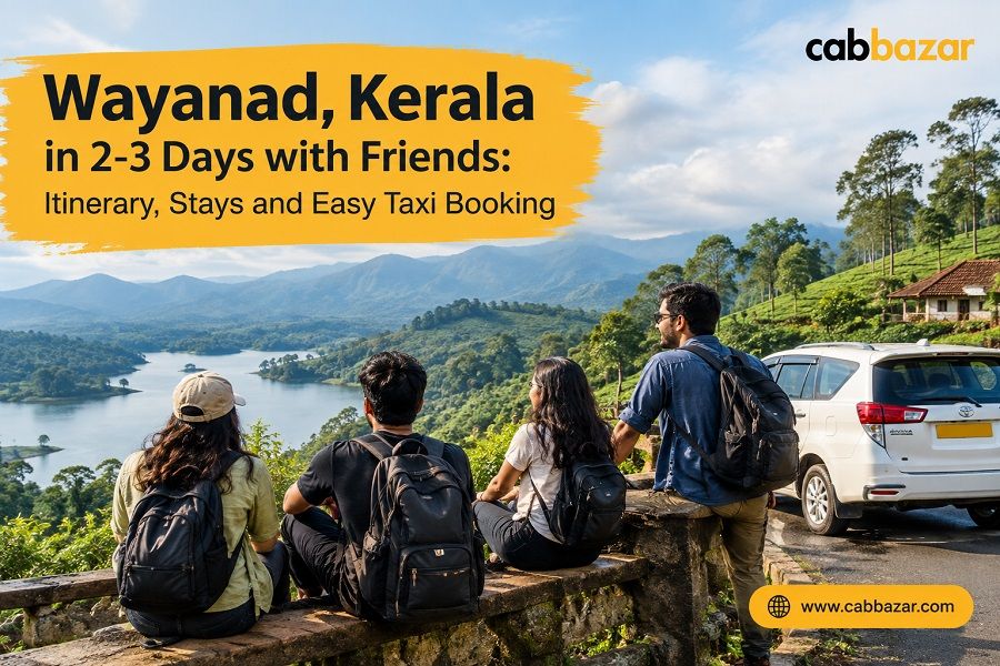 Wayanad, Kerala in 2-3 Days with Friends: Itinerary, Stays and Easy Taxi Booking