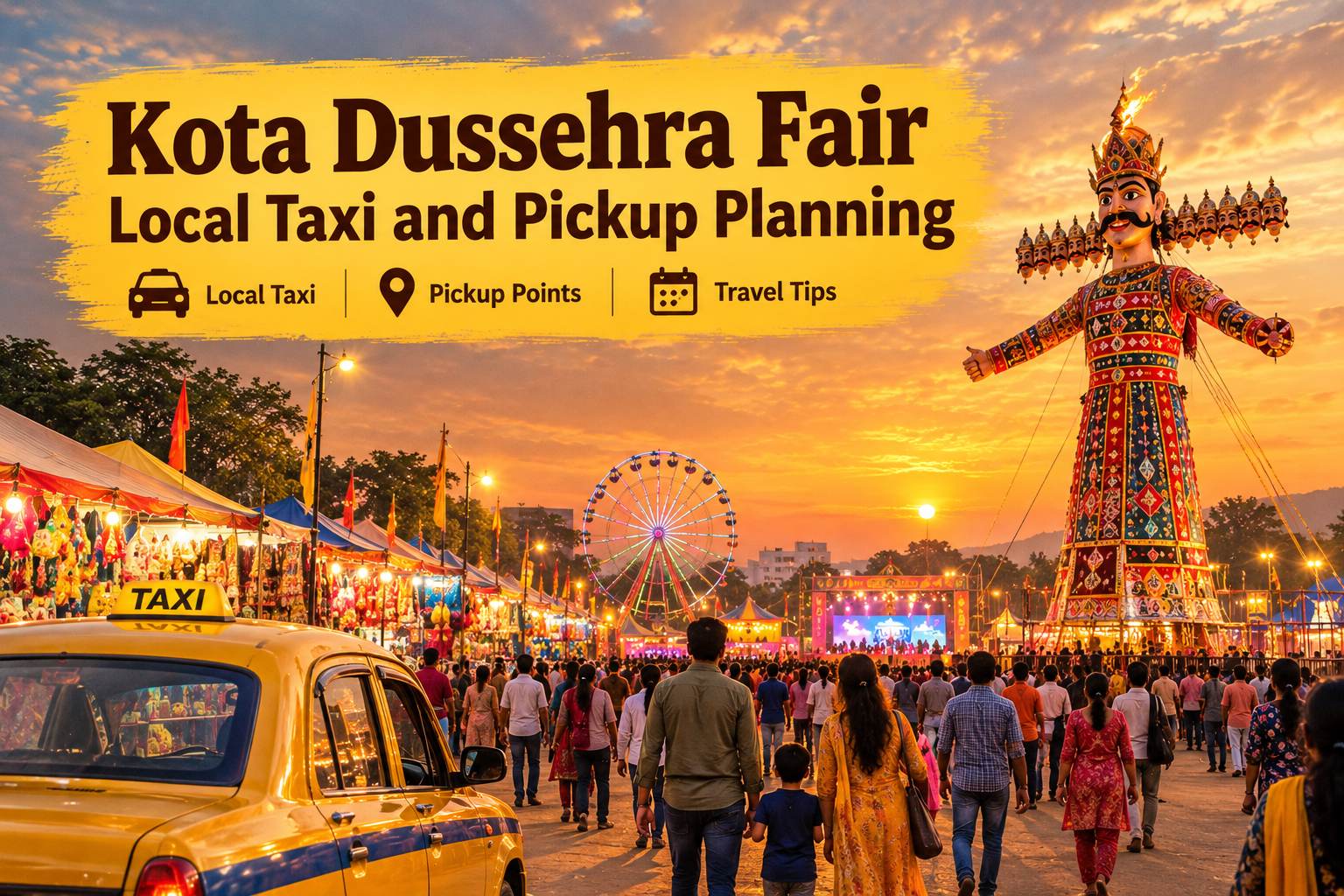 Kota Dussehra Fair: Local Taxi and Pickup Planning