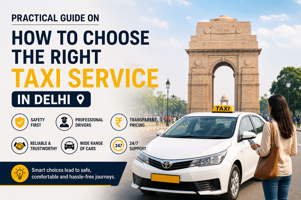 Practical Guide on How to Choose the Right Taxi Service in Delhi