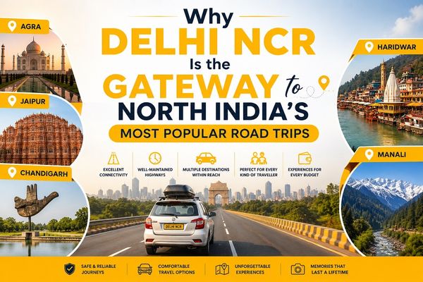 Why Delhi NCR Is the Gateway to North India's Most Popular Road Trips