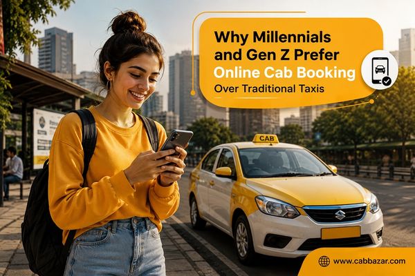 Why Millennials and GenZ Prefer Online Cab Booking Over Traditional Taxis