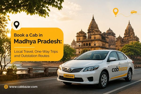 Book a Cab in Madhya Pradesh: Local Travel, One-Way Trips and Outstation Routes