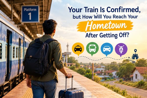 Your Train Is Confirmed, but How Will You Reach Your Hometown After Getting Off?