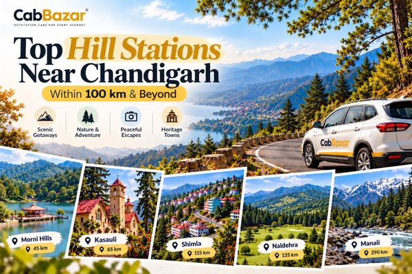 Best Hill Stations to Visit Near Chandigarh for a Weekend Getaway