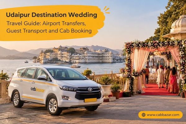 Udaipur Destination Wedding Travel Guide: Airport Transfers, Guest Transport and Cab Booking
