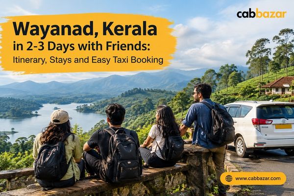 Wayanad, Kerala in 2-3 Days with Friends: Itinerary, Stays and Easy Taxi Booking