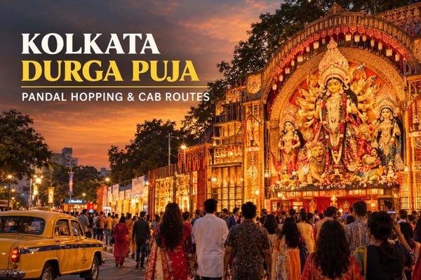 Kolkata Durga Puja Pandal Hopping: Cab Route Planning Tips